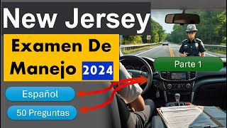 Preguntas para el Examen de Manejo en New Jersey en Español Gratis 2024 [upl. by Anawqahs]