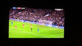 Ramires goal vs Man Utd  Capital One Cup 2012 [upl. by Asir]