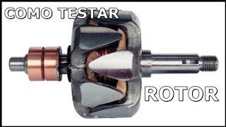 MANUTENÇÃO DE ALTERNADOR 24  COMO TESTAR ROTOR DE ALTERNADOR [upl. by Meeki]