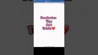 Goodnotes Tips And Tricks For Ipad And Samsung Tablet❤️ Goodnotes Tutorial🌸 goodnotes ipad trick [upl. by Marie]