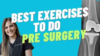 10 Minute Workout To Get You Ready For Your Knee Replacement Prehab Workout [upl. by Naihtniroc]