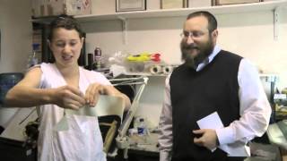 A visit to the sofer scribe Rabbi Eli Gutnick [upl. by Broida]