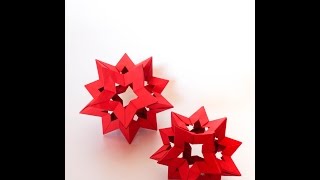 kusudama star holes Francesco Mancini [upl. by Kellie]