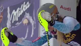 Resi Stiegler  Slalom 2  Run 1  2015 Nature Valley Aspen Winternational [upl. by Selden]