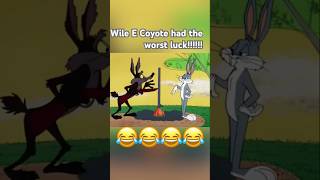 WILE E COYOTE WAS ALWAYS SELF DELETING HIMSELF😂 2A fyp shorts short lol lmao funny classic [upl. by Klimesh227]