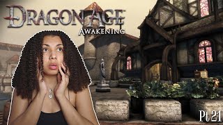 The City Amaranthine  Dragon Age Origins Awakening  DAO  Pt 21  Blind Playthrough [upl. by Ykvir]