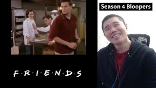 Friends Season 4 Bloopers Reaction [upl. by Aicul]