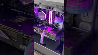 Clean Purple PC Build w Cooler Master ML 360 ION asmr [upl. by Terrell]