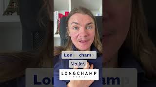 Longchamp French pronunciation [upl. by Oni864]