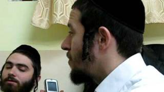 Shlome Gertner singing old yiddish songs in Mazbitz 2 [upl. by Karwan]