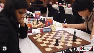 Analysis of an amazing endgame  Harshini vs Munkhzul  WYCC2019 [upl. by Euqitsym]