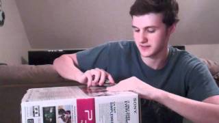 PS3 slim unboxing after old one broke [upl. by Ycal]