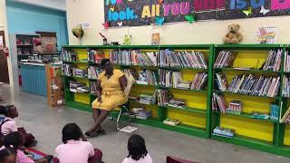 VIDHS Commissioner Designee Reads to Juanita Gardine K8 School 2nd Grade Students [upl. by Carson186]