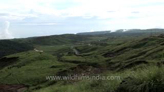 Spectacular landscape view of Cherrapunji Meghalaya [upl. by Arva]