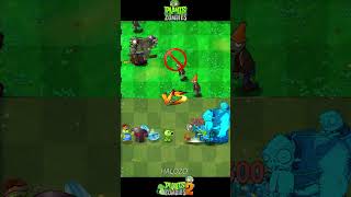 Pvz vs pvz 2  Doom Shroom Melon Pult Other Plant Vs Gargantuar zombie Team shorts [upl. by Robenia]