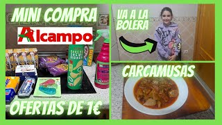 VLOG MINI COMPRA EN ALCAMPO AINARA VA A LA BOLERA DE CUMPLEAÑOS [upl. by Aihsital]