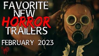 Horror Movies Coming Soon  February 2023  Favorite New Horror Trailers [upl. by Ogden860]