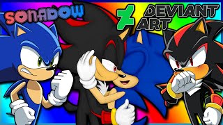 Sonic and Shadow VS DeviantArt FT Tails [upl. by Inessa576]