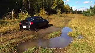 Dodge Neon Off Road  A Quick Trip in the Mud [upl. by Fernand]