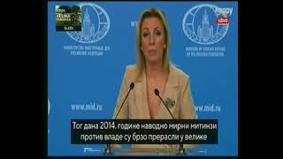 Rat u UkrajiniMarija Zaharova o desetogodišnjici Majdana [upl. by Skrap897]