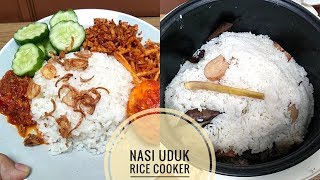 RESEP NASI UDUK RICE COOKER [upl. by Lucienne]