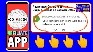 Pwede ba mag generate link o mag start ng affiliate kahit wala pang Bank account [upl. by Ialohcin]