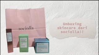 UNBOXING SKINCARE FROM SOCIOLLA ⁉️ [upl. by Davida]