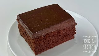 Melts In Your Mouth CHOCOLATE CAKE Recipe  Chocolate Ganache with Cocoa Powder [upl. by Parrnell811]