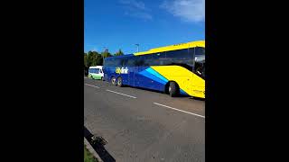 A busy Kinross PampR Ember SG24UJC Edinburgh Coachlines Volvo 9700 SJ23HRE amp Glenfarg KS55BUS [upl. by Victoria113]