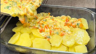 The most delicious potato recipe You will do it every day Quick and easy dinner [upl. by Warga385]