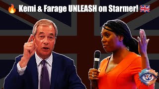 Kemi Badenoch amp Nigel Farage React to Keir Starmer’s Speech Unfiltered Political Showdown 🇬🇧🔥 [upl. by Ahsiral]