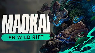 MAOKAI EN WILD RIFT  GAMEPLAY Y POSIBLE BUILD  Navalha  Wild Rift [upl. by Suqram]