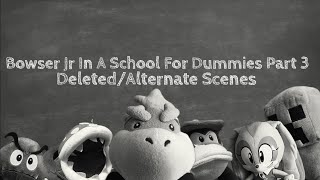 Super Mario Deluxe Bowser Jr In A School For Dummies Part 3 DeletedAlternate Scenes [upl. by Larina]