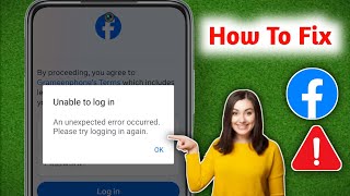 How To Fix Facebook Unable To Login Problem  Fix Facebook Not Working [upl. by Yeca]