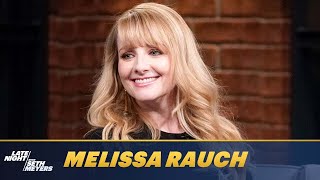 Melissa Rauch on Being Trolled by Her Mom and Reuniting with Kunal Nayyar on Night Court [upl. by Rabush]