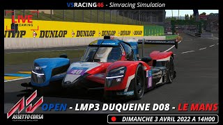 OPEN  LMP3 DUQUEINE D08  LE MANS [upl. by Avert]