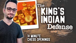 Learn the Kings Indian Setup  10Minute Chess Openings [upl. by Siraved]