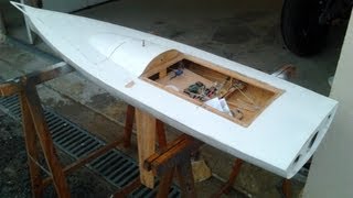 Construction voilier RC le PRB Open 60 IMOCA 2eme partieBuilding a sailboat [upl. by Atinreb]