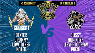 Godsent vs The Elite  1K Major 2 Tournament  Night 2 Losers Round 1 [upl. by Ecirual521]