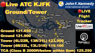 🔴Live ATC KJFK GroundTower RealTime Updates  Delays  Flight Tracker JFK Airport Radio Nov 112 [upl. by Nnylatsyrk]