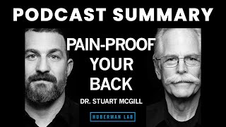 Dr Stuart McGill Build a Strong PainProof Back  Huberman Lab [upl. by Kubetz]