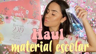 HAUL MATERIAL ESCOLAR 201920  SORTEO [upl. by Mackintosh]