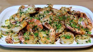 Gebratene Knoblauch GarnelenEinfach nur gebratene Knoblauch Garnelen mit Chilifried garlic shrimp [upl. by Defant]