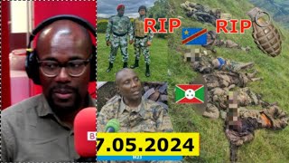 AMAKURU YA BBC GAHUZA 23052024 M23 NA FARDC BIHINDUYISURA AYIHUTA KU BURUNDI RWANDA NAYAVURWA [upl. by Annay12]