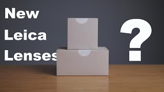 Unboxing My New Leica Lenses  First Impressions [upl. by Dnalyr377]