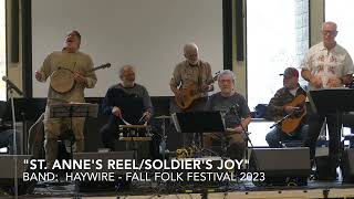 Haywire band  quotSt Annes ReelSoldiers Joyquot at Fall Folk Festival in Spokane [upl. by Irol]