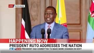 President Ruto addresses the nation parliament will vet the nominations of the new CSs and AG [upl. by Anairt]