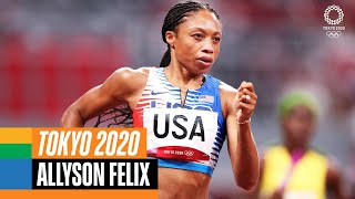 🏃‍♀️ 🇺🇸 Every Allyson Felix medal race  Athlete Highlights [upl. by Sessler]