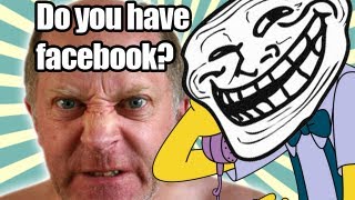 Old man VS Library  Prank call  Do you have a facebook [upl. by Haleemak]