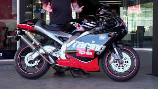 Looking back at the iconic Aprilia RS250 two stroke [upl. by Adnorahs]